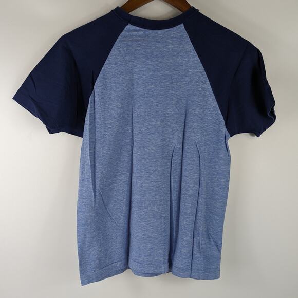 Vtg Adult Medium T-Shirt Single Stitch Velva Sheen Beaver College Blue 70s 80s - Picture 3 of 11